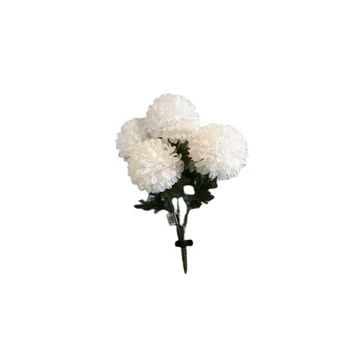 Művirág krizantémcsokor többféle színben 44cm XX01X5