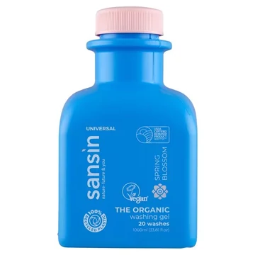 Sansin spring blossom univerzális organikus mosógél 1L