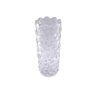 Üveg váza 19,5x8cm 32239