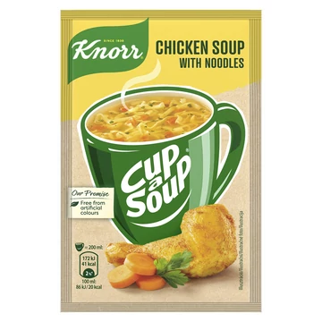 Knorr tyúkhúsleves tésztával bögrés leves 12g