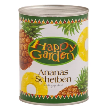 Happy garden körszeletes ananász 565g