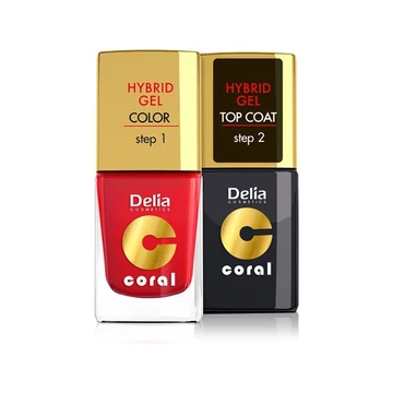 Delia hybrid gel fekete színű körömlakk 11ml 26