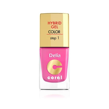 Delia hybrid gel hot pink színű körömlakk 11ml 22