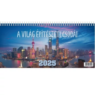 T-Calendar A világ építészeti csodái asztali naptár 2025