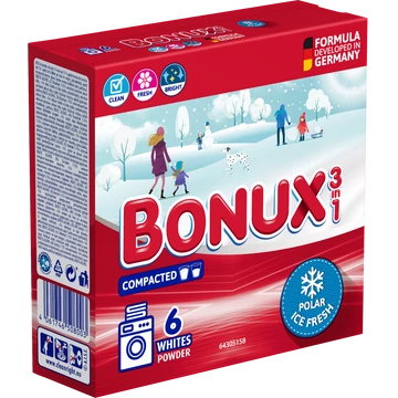 Bonux 3IN1 Ice fresh 390g 6 mosás