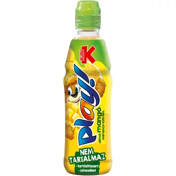 Kubu play mangó-narancs-citrom gyümölcsital 0,4L