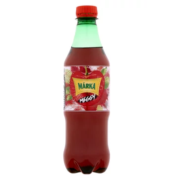 Márka meggy szénsavas üdítőital cukorral és édesítőszerekkel 0,5 l