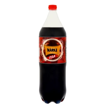 Márka cola ízű szénsavas üdítőital, cukorral és édesítőszerekkel 2 l