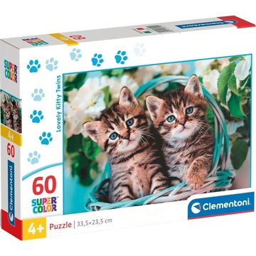 Cuki cicák 60db-os supercolor puzzle - Clementoni