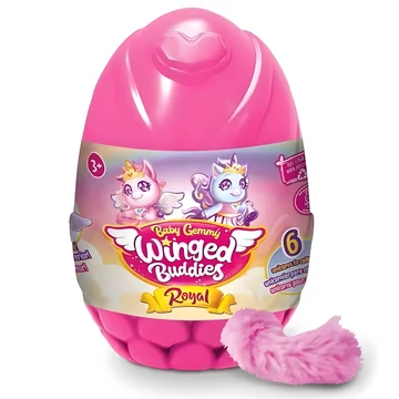 Baby Gemmy: Unikornis plüss meglepetés tojás 16cm