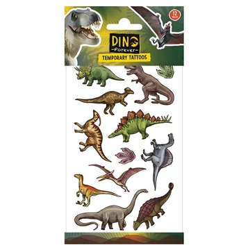 Tetoválás szett dinoszaurusz mintával - Dino