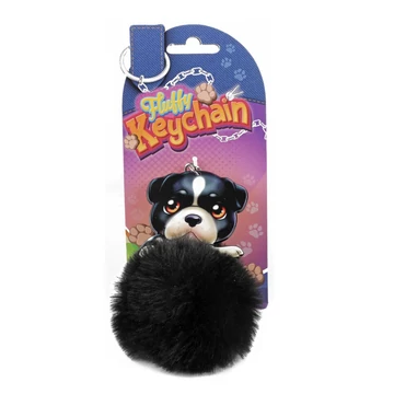 Fluffy Pom-Pom kutyus kulcstartók több változatban 1db