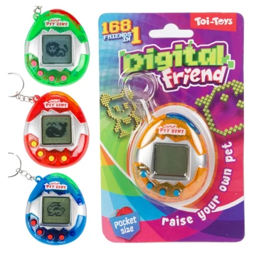 Tamagotchi digitális kisállat 168-féle állattal több színváltozatban 1db