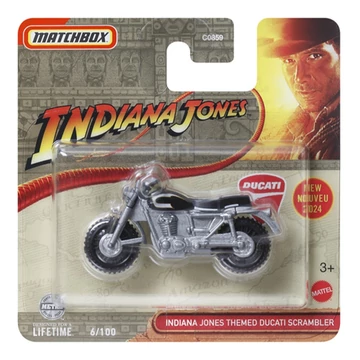 Matchbox: Indiana Jones Ducati Scrambler 1/64 kisautó - Mattel