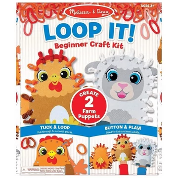 Hurkold! Farm állatai bábkészítő kreatív játékszett - Melissa & Doug