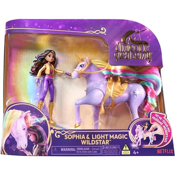 Unikornis Akadémia: Unikornis babával - Sophia és Light-Up Wildstar - Spin Master