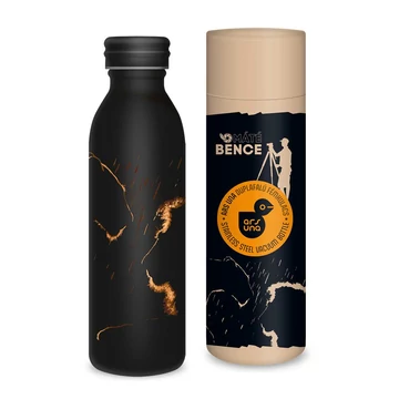 Ars Una: Máté Bence - Oroszlán duplafalú fém kulacs díszdobozban 600ml