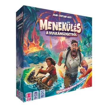 Menekülés a vulkánszigetről társasjáték