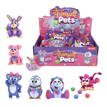 Treasure Pets: Állatos meglepetés figura 1db