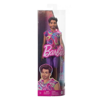 Barbie Fashionista fiú baba élénk színű ruhaszettben - Mattel