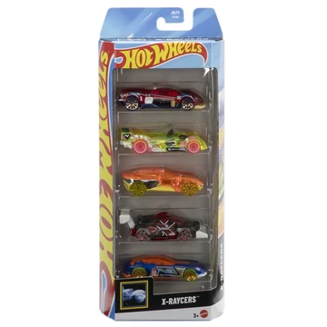 Hot Wheels: X-Raycers 5db-os kisautó szett 1/64-es méretarány - Mattel