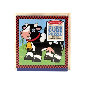 Háziállatok fa kockakirakó - Melissa & Doug