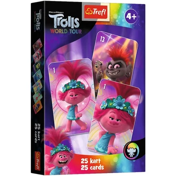 Dreamworks: Trollok fekete Péter kártyajáték - Trefl