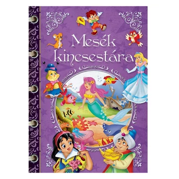 Mesék kincsestára mesekönyv lila színben