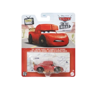 Verdák: Országúti Kaland Kőkori Villám McQueen karakter kisautó 1/55 - Mattel