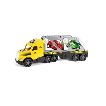 Magic Truck: Autószállító kamion fluoreszkáló lámpákkal 81cm - Wader