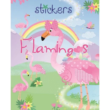 Flamingós matricás füzet