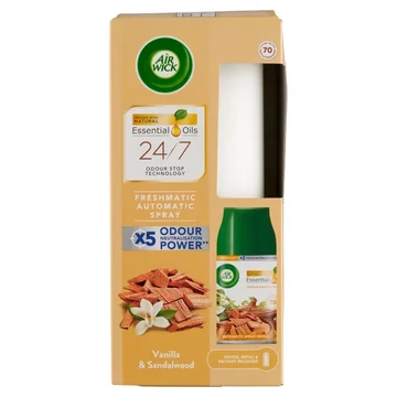 Air Wick Freshmatic automata légfrissítő készülék vanília és szantálfa illattal 250 ml