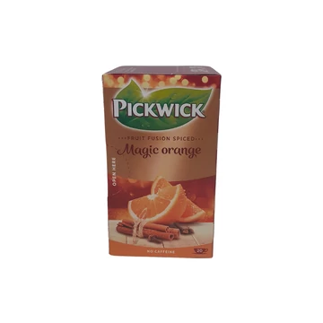 Pickwick fruit fusion magic narancs-fahéj ízű tea 20x1,75g