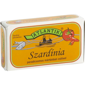 Atlantik Szardinella paradicsomos-chilis 125g