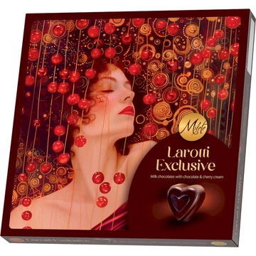 Larotti Exclusive desszert 90g tejcsokipraliné meggy ízű krémmel