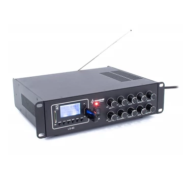 Thunder BSM060 4 csatornás / 1 zónás 100V ERŐSÍTŐ (60W) + Bluetooth