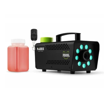 Fuzzix F509L Füstgép + 9x RGB LED (500W)