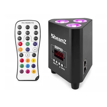 BeamZ BBP93 3x 10W 4-in-1 RGBW LED Reflektor| DMX| akkumulátor
