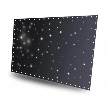 BeamZ SPW96C csillogó fal| 96xHideg fehér LED| DMX| 3x2m