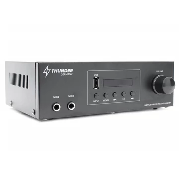 Thunder HK-210BT karaoke hifi erősítő 2x60W (Optikai| FM| Bluetooth)