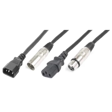 PD Connex CX09-5 IEC M - XLR Mama / IEC F - XLR papa| 5m