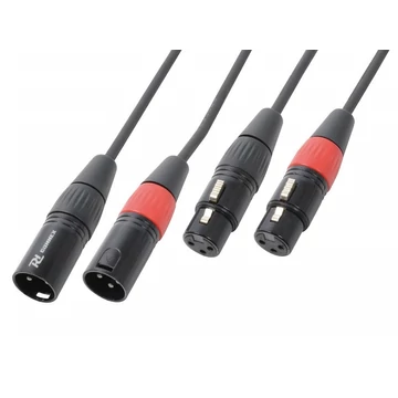 PD Connex CX60-12 sztereo jelkábel (2x XLR mama - 2x XLR papa) - (12 m)