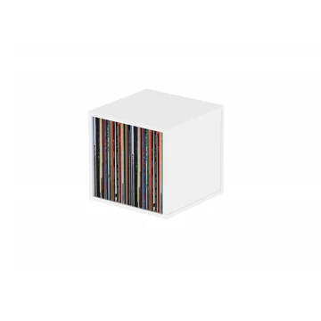 Glorious Record Box 110 White Bakelit lemez tartó bútor (Fehér)