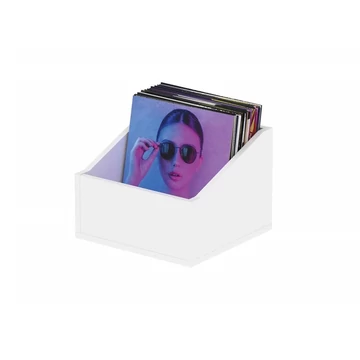 Glorious Record Box Advanced 110 White Bakelit lemez tartó bútor (Fehér)