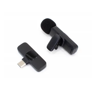 Thunder WLM-01 Vezeték nélküli csíptetős mikrofon okostelefonhoz (USB-C| 20m hatótáv)