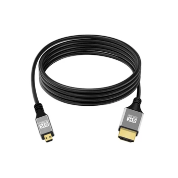 Thunder C8KMC-2 8K Type D Micro HDMI kábel [HDMI papa - Micro HDMI papa] (2 m)