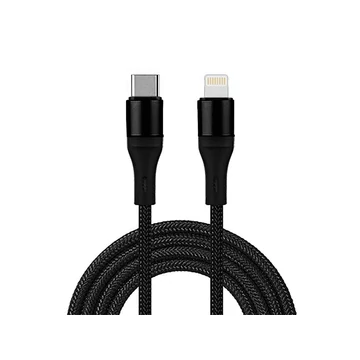 Thunder MCLS-1 Textilborítású| extra-ellenálló USB-C - Lightning Gyorstöltő kábel (1m)