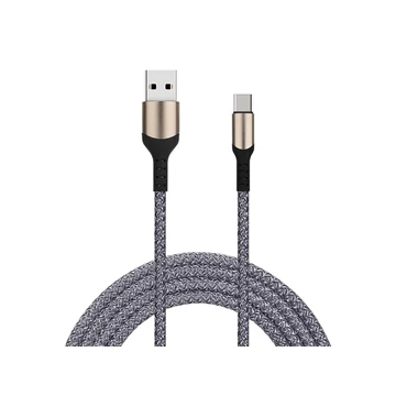 Thunder MCS-C40 Textilborítású| extra-ellenálló USB-C Gyorstöltő (2m)