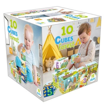 10 Cube Kockarakosgató játék - Erdő