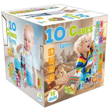 10 Cube Kockarakosgató játék - Farm